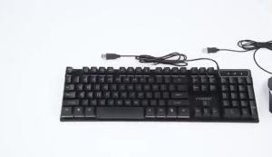 kebidumei | USB Wired Keyboard RGB Color Gaming Keyboard Mechanical Feel Keyboard 104 Keys Standard Keyboard for Windows Laptop Computer