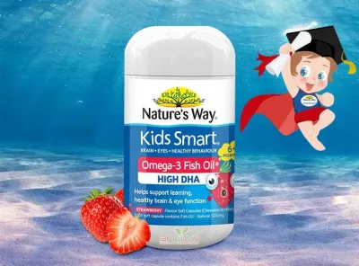 Nature way kids smart omega3 fish oil ฟิชออย nature’s way kids smart kid vitamins โอเมก้า3