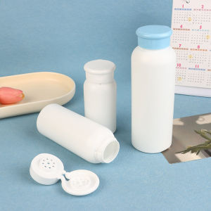 PureSkinCare 1ชิ้นขวดแป้งฝุ่น30 50 100 150กรัมขวดใส่แป้งฝุ่นเครื่องสำอางรีฟิลได้ขวดใส่ผงพลาสติกขวดเปล่า