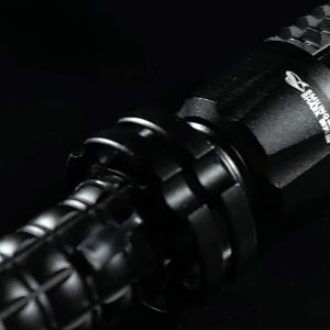 ODNUM pertahanan patroli senter T6 cahaya yang kuat LED aluminium alloy IPX6 tahan air taktis self-defens senter