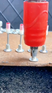 Threaded Nail for Nail Gun Mini M8 Thread Integrated Nail Gun Nail Threaded Nail Expansion Cannon Nail
