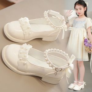Girls Organza Mary Janes: Three Colors Princess Shoes for Autumn