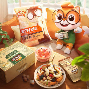 Daily Fruit Nuts Snack 三只松鼠每日坚果 Kacang Campuran Sihat Three Squirrels Probiotics Dried Fruit Nuts Snack Mixed Food