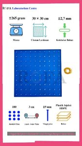 Papan Berpaku / Geoboard / Alat Peraga Bangun Datar 30 cm