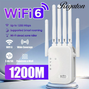 1200M Dual Band WiFi Repeater 2.4GHz 5G Wireless Signal Booster High Speed WiFi Amplifier Easy Setup Extender For Home Office
