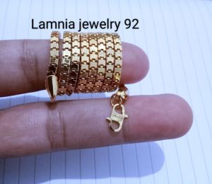 KALUNG MILANO KACA 3 mm PERHIASAN PRIA DAN WANITA DEWASA BERLAPIS EMAS TERMURAH VIRAL !!!