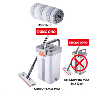 Bông Lau Nhà Thay Thế KITIMOP SM33 PRO-1 Dùng Cho Cây Lau Nhà Tự Vắt KITIMOP SM33 PRO