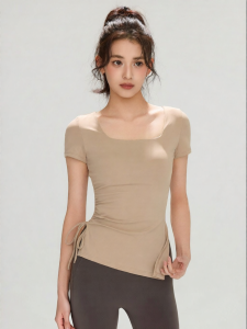 aziztas | Padded Slimming Quick-Dry Sports T-Shirt