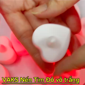 Combo 20 đèn NẾN TRÁI TIM màu ĐỎ VỎ TRẮNG điện tử nhỏ lãng mạn LED cầu hôn đạo cụ đèn trang trí tiệc cưới sinh nhật