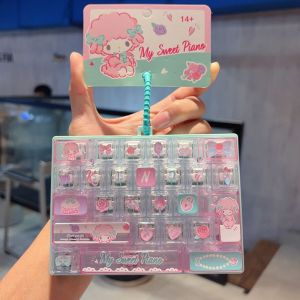 Bandai | Anime Cute Decompression 26 Press Keyboard Toy Keychain Pendant Perfect Bag Pendant Decompression Ideal Ornament Toy Gift