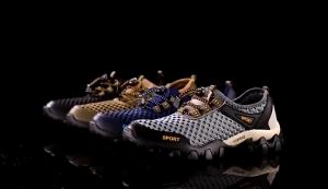 Dép nam mới giày lội nước hợp thời trang giày đi biển giày leo núi ngoài trời giày thường nhẹ lưới thoáng khí cho nam