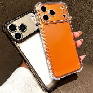 other | Luxury Transparent Silicone Phone Case For iPhone 11 12 13 14 15 16 17 Pro Max Air X XS 7 8 Plus SE Shockproof Bumper Hard Cover