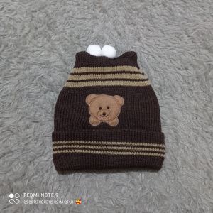 kupluk bayi rajut/lembut/tebal/realpict