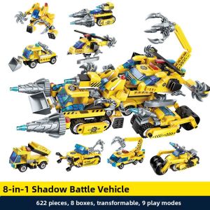 Enlighten | Transformable Assembly 8-in-1 Building Blocks Toy