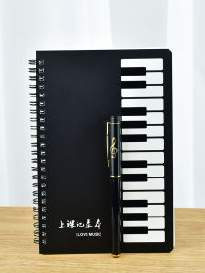 A5 Music Notebook Piano Lesson Recording Student Classroom Instruction Manual Practice Book Spiral Bound 60gsm Paper