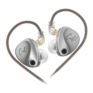 KZ | In Ear Monitor Castor Headphones KZ Tunable Noise Isolating Dual Dynamic Driver HiFi Stereo Wired for Musicians Singers Gamers