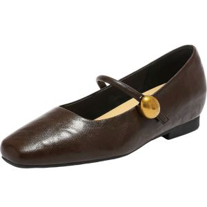 Agsdon | Height Increasing Retro Mary Jane Flat Shoes
