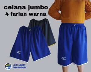celana pendek jumbo pria santai big size sport olahraga celana kolor pria wanita termurah