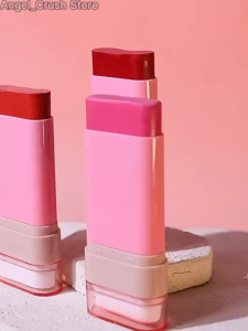 Multi-Functional Blush Stick Moisturizing And Hydrating Blush Stick Makeup Blush Stick Cream Texture Easy To Blend Highly Pigmented Long-Lasting And Smudge-Proof. It Can Be Used On The Cheeks And Lips.