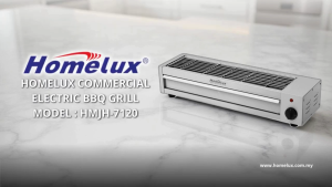 Homelux Commercial Single | Triple Multipurpose Electric BBQ Grill HMJH-7120 | HMJH-8051 Satay Bakar