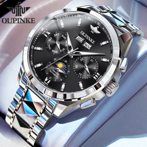 OLEVS | Swiss New Multifunction Moon Phase Waterproof Mens Mechanical Watch