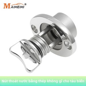 Ống Thoát Nước Bằng Thép Không Gỉ Cho Thuyền Phụ Kiện Thuyền Kayak Lỗ Thoát Nước Thải Có Vít Để Thoát Nước