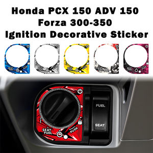 Cho Honda PCX 150 Forza 300 350 ADV 150 pcx150 adv150 forza350 Xe Máy Hình dán trang trí lỗ khóa miếng dán bảo vệ 3M đêm đề can phản quang phụ kiện xe máy