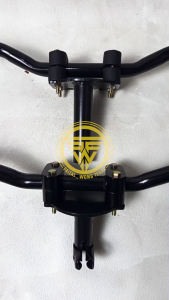 STANG RZR PLUS DUDUKAN RESER FULLSET WARNA HITAM MOTOR HONDA DAN YAMAHA ROADRACE / STANG RZR SATU SET