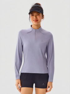 Kelme | Running Training Sun Protection Quick-Dry Half-Zip Long-Sleeve T-Shirt