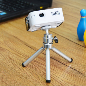 High Definition Projector Stand Desktop Bedside Tripod for XGIMI Z6X Microphone Metal Projection Stand by Pan Tu Tang