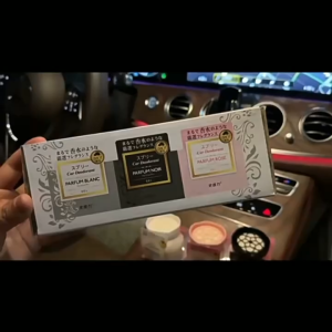 Hộp 3 lọ Sáp thơm Ô Tô Car Deodorant hương thơm cao cấp thế hệ mới khử mùi hiệu quả 3x90g