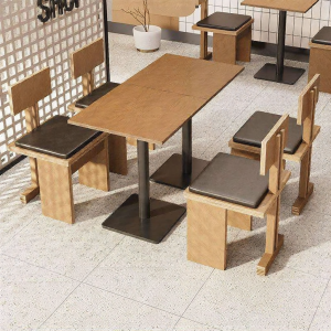 Vintage Style Restaurant Table Thick Marine Plywood