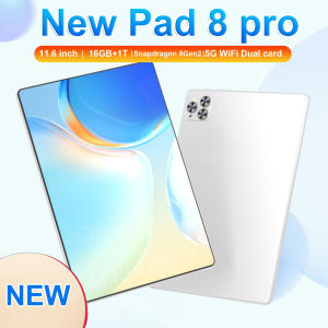 3-year warranty New Pad 8 Pro Tablet 11.6 inch learning Tablet Android 14 Snapdragon 8gen2 RAM 16GB ROM 1024GB 5G WiFi Supports Microsoft Office Mipad
