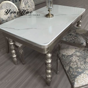 American Art Solid Wood Accessible Luxury Series Dining Table Murray Impression Combination Dining Table in Dining Room Customizable Table Retractable