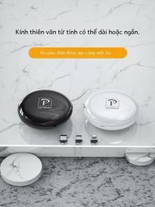 Portable Three-In-One Magnetic Absorption Data Cable Car Charger Head Type-C Mini Travel-Friendly Quick Charge Retractable