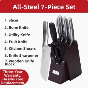 WANGMAZI | Multi-purpose Cutting Board and Knife Set