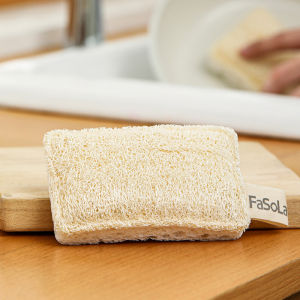 Natural Loofah Dishwashing Brush Household Cellulose Sponge for Cleaning Spong Mop Kitchen Durable Oil-Free Cleaning Brush Dishcloth