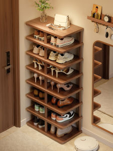 Space-saving Multi-level Shoe Rack Storage