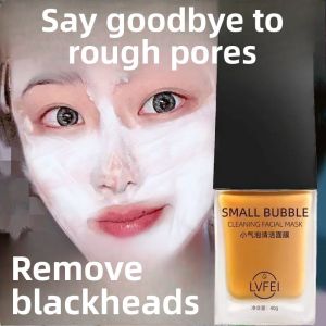 Super Easy to Use Mini Bubble Cleaning Mask Pore Oxygenating Hydrating Face Mask for Dark Skin Tone Apply And Soak in