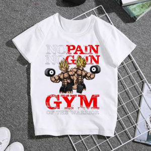 Bandai | Dragon Ball GOKU Character Printed T-shirt Mens and Womens Short-sleeved Japanese Summer Casual Loose Cotton T-shirt