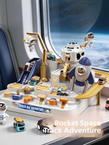 Intelligent Boys Space Rocket Car Track Adventure Toy