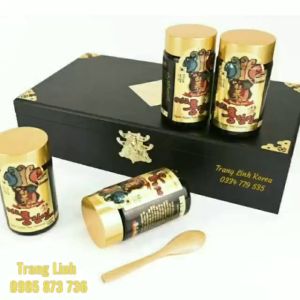 Cao hồng sâm hàn quốc hộp gỗ đen 4 lọ x 250g - Tăng thể lực phòng ung thư - tranglinh