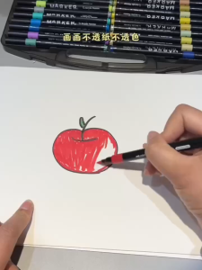 Straight Liquid Acrylic Marker 12/24/36/60/80 Colors Soft Head Student Art diy Hand-Painted Graffiti Pen