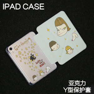 Nara Miyazaki Y-Shaped Yakeishi 10.2/12.9 Inch Acrylic Protective Case for  pro 11/10.9 Tablet Hard Shell Air4/5/6/7 Mini6/7