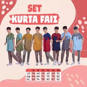 Baju Koko Kurta B&D Kids: Setelan Pakaian Busana Muslim Anak Laki-Laki