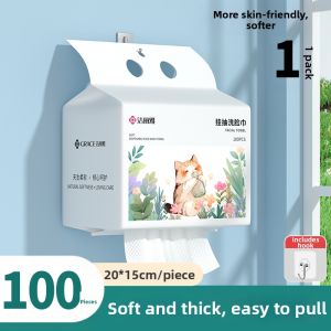 Hanging Facial Towel for Cleansing and Makeup Removal Thick Disposable Family Use