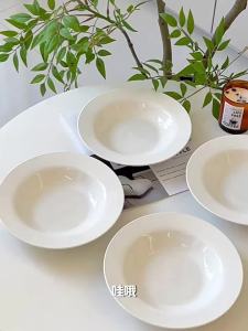 CAROTE | New Elegant Porcelain Sombrero Dishware Plate