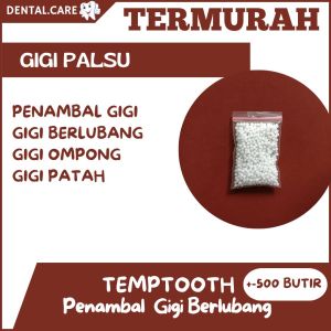 Temptooth Penambal Gigi Berlubang / Ompong / Gigi Sementara