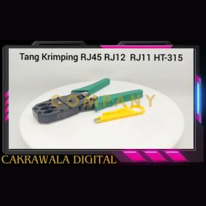 PROMO ZhanYi Tang Crimping rj45 Anti Gagal 3in1 RJ 11 RJ12 - HT 315