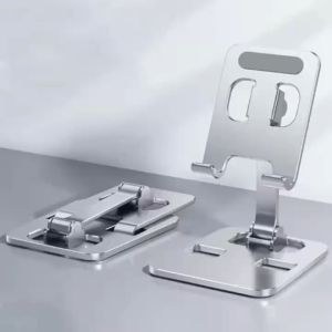 Aluminum Mobile Desk Stand Adjustable Metal Tablet Phone Stand Holder For Mobiles and iphones